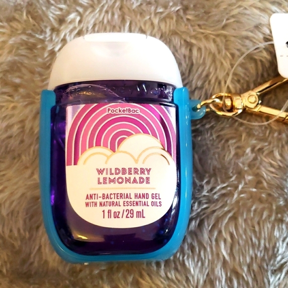 Bath & Bodyworks Blingy Hanukkah Menorah Pocketbac Holder w/Wildberry Lemonade - Picture 6 of 7